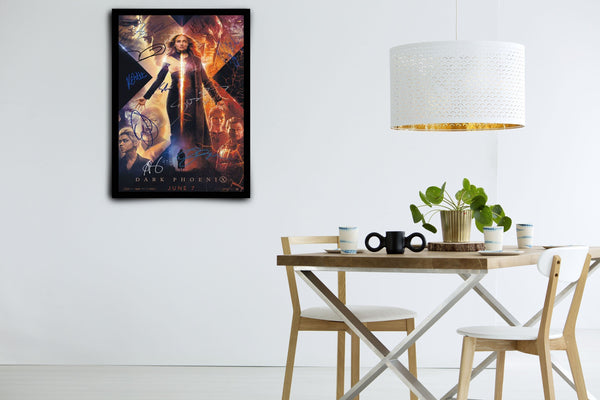 X-men: Dark Phoenix Signed Poster with COA