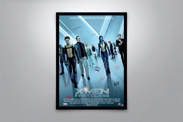 X-Men: First Class Signed Poster with COA