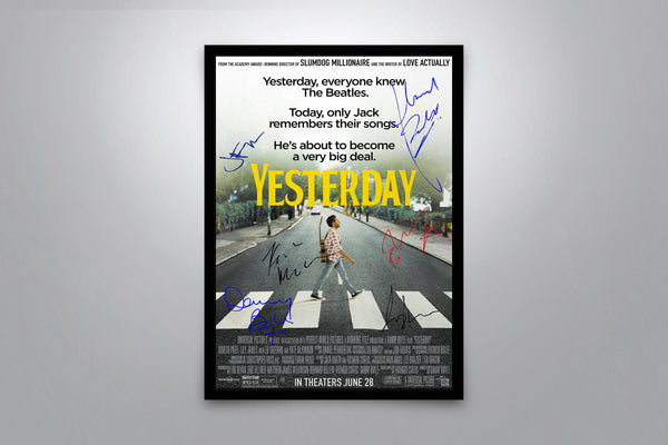 Yesterday - Signed Poster + COA