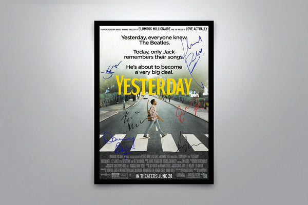 Yesterday Signed Poster with COA