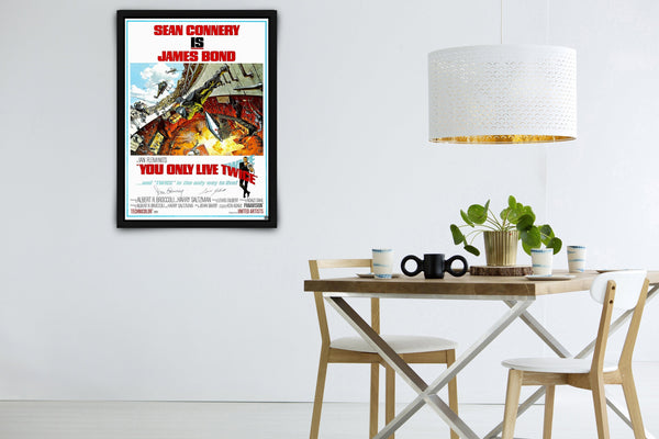 You Only Live Twice Signed Poster with COA