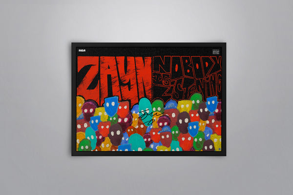 Zayn Malik: Nobody is Listening - Signed Poster + COA