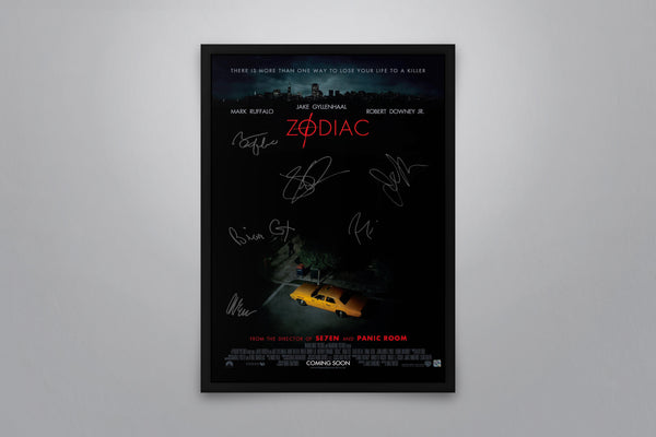 Zodiac Signed Poster with COA