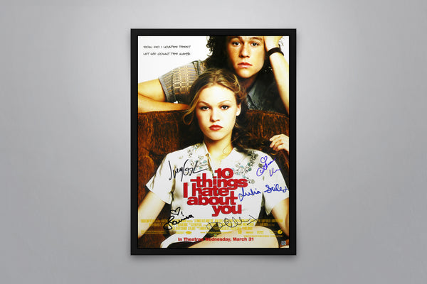 10 Things I Hate About You - Signed Poster + COA