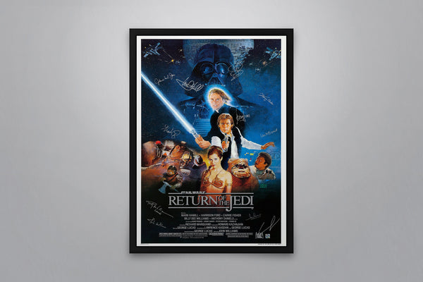 Star Wars: Episode VI - Return of the Jedi - Signed Poster + COA