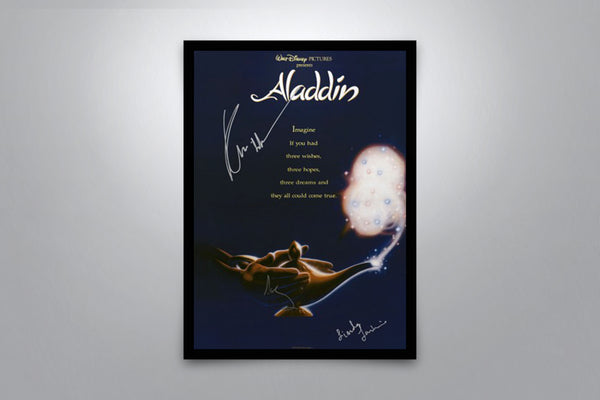 Aladdin - Signed Poster + COA