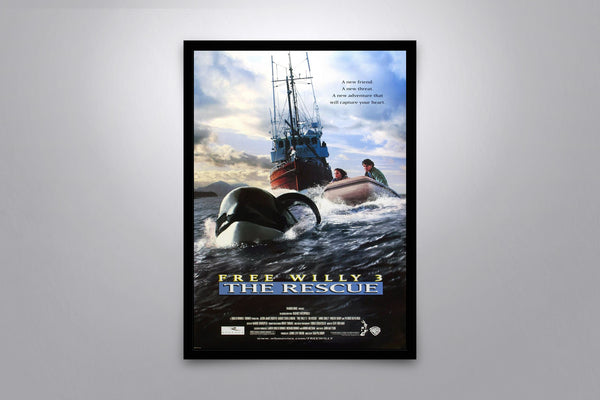 Free Willy 3: The Rescue - Signed Poster + COA