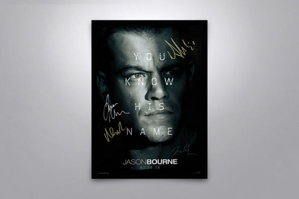 Bourne Series Autographed Poster Collection