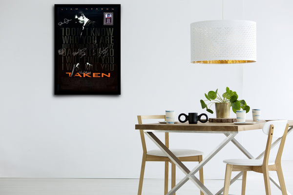 TAKEN - Signed Poster + COA