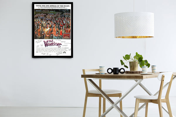THE WARRIORS - Signed Poster + COA