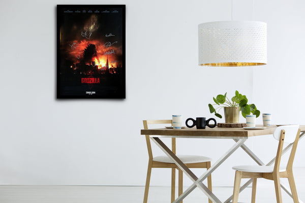 GODZILLA - Framed Signed Movie Poster