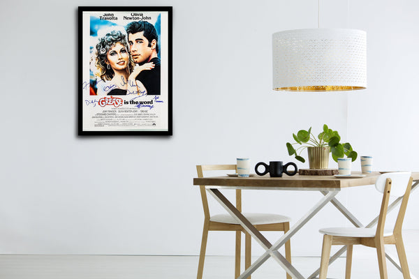GREASE - Signed Poster + COA