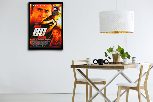 GONE IN 60 SECONDS - Signed Poster + COA