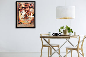 INDIANA JONES AND THE LAST CRUSADE - Signed Poster + COA