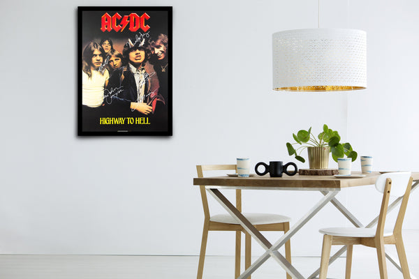 AC/DC: Highway to Hell - Signed Poster + COA