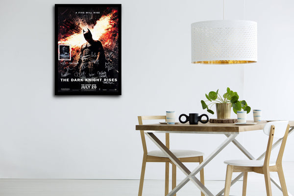 BATMAN: The Dark Knight Rises- Signed Poster + COA