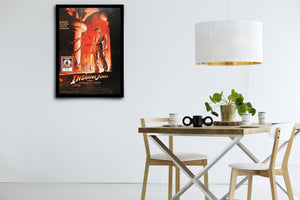 INDIANA JONES AND THE TEMPLE OF DOOM - Signed Poster + COA