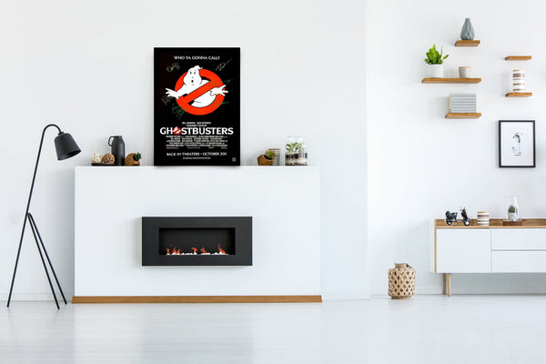 GHOSTBUSTERS - Signed Poster + COA