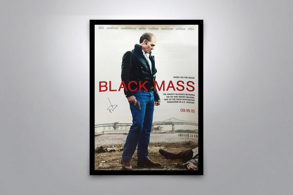 BLACK MASS - Signed Poster + COA