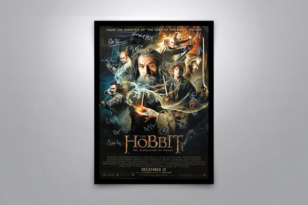 THE HOBBIT: The Desolation of Smaug - Signed Poster + COA