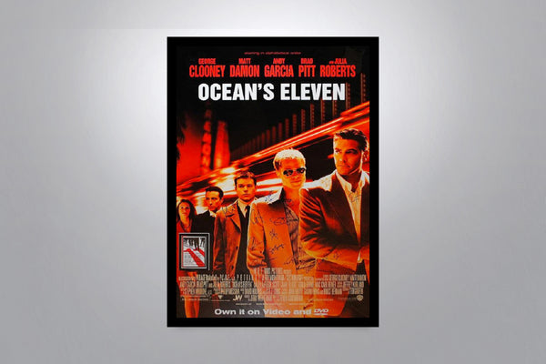 OCEAN'S ELEVEN - Signed Poster + COA
