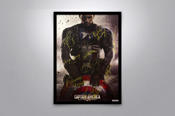 Captain America The First Avenger - Signed Poster + COA