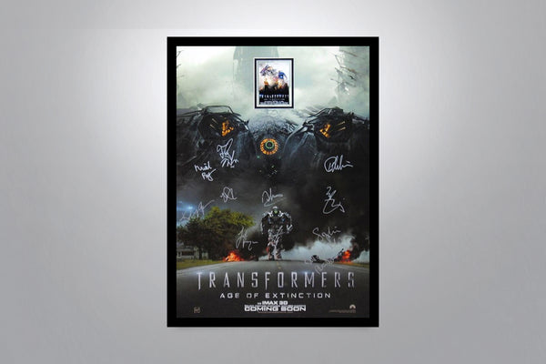 TRANSFORMERS: Age of Extinction - Signed Poster + COA
