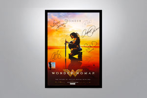 WONDER WOMAN - Signed Poster + COA