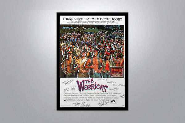 THE WARRIORS - Signed Poster + COA