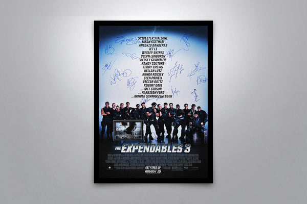 EXPENDABLES 3 - Signed Poster + COA