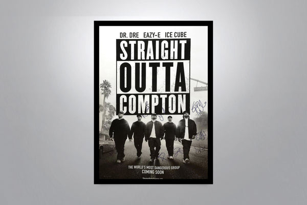 STRAIGHT OUTTA COMPTON - Signed Poster + COA