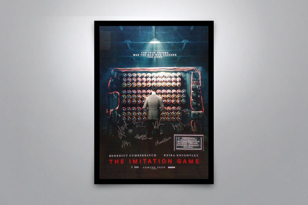 THE IMITATION GAME - Signed Poster + COA