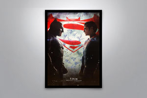 BATMAN vs SUPERMAN: Dawn of Justice - Signed Poster + COA