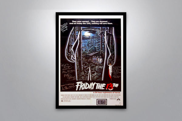 FRIDAY THE 13TH - Signed Poster + COA