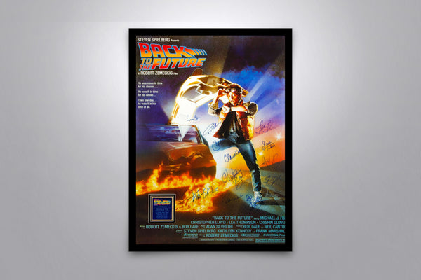 BACK TO THE FUTURE - Signed Poster + COA