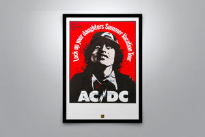 AC/DC: 1975 Summer Vacation Tour - Signed Poster + COA