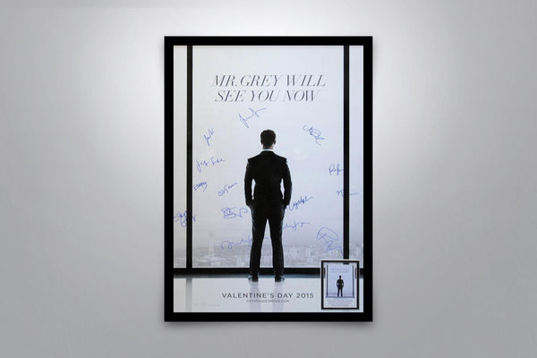 FIFTY SHADES OF GREY - Signed Poster + COA