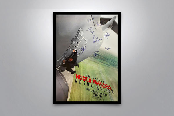 MISSION: IMPOSSIBLE - Rogue Nation  - Signed Poster + COA