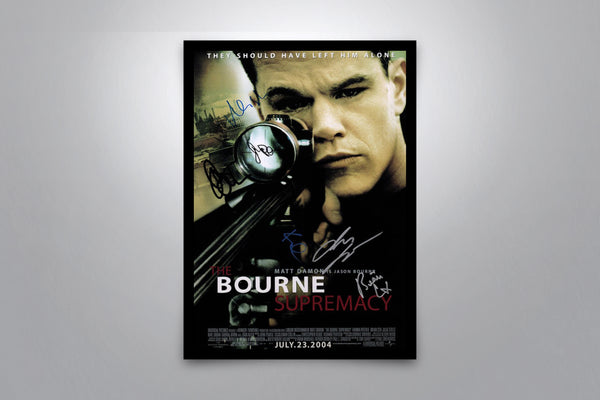 THE BOURNE SUPREMACY - Signed Poster + COA