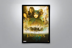 LORD OF THE RINGS: The Fellowship of the Ring - Signed Poster + COA