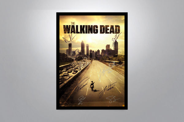 WALKING DEAD - Signed Poster + COA