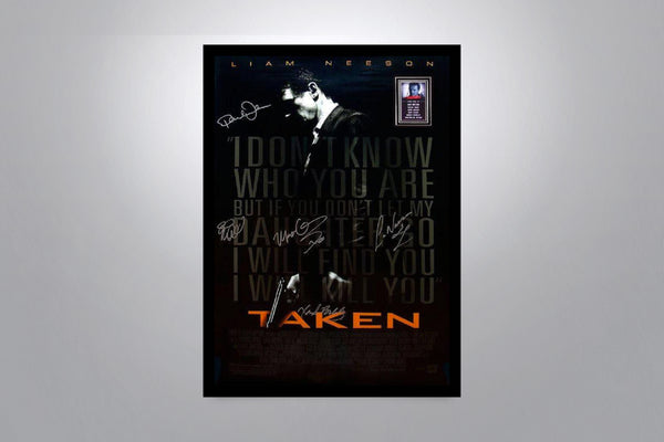 TAKEN - Signed Poster + COA
