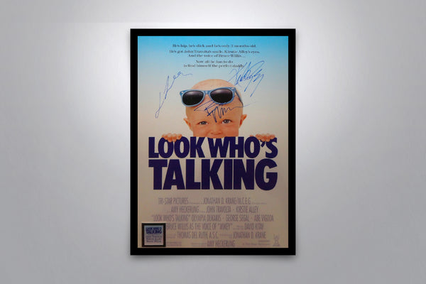 LOOK WHO'S TALKING - Signed Poster + COA