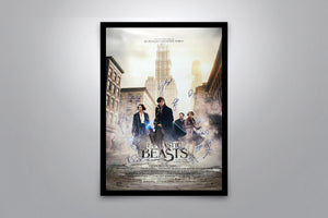 Fantastic Beasts and Where to Find Them - Signed Poster + COA