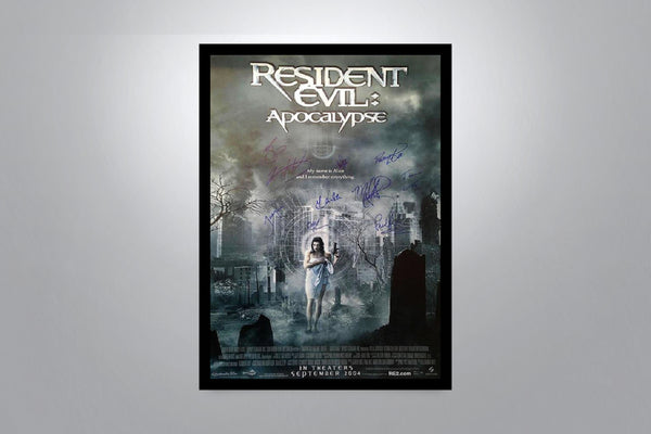 Resident Evil: Apocalypse -Signed Poster + COA