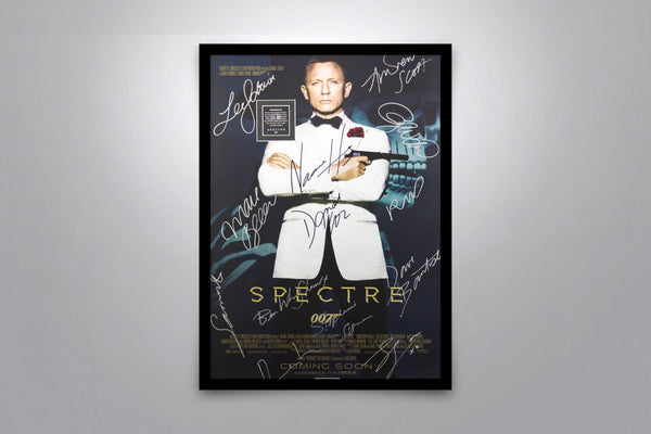 JAMES BOND: Spectre - Signed Poster + COA