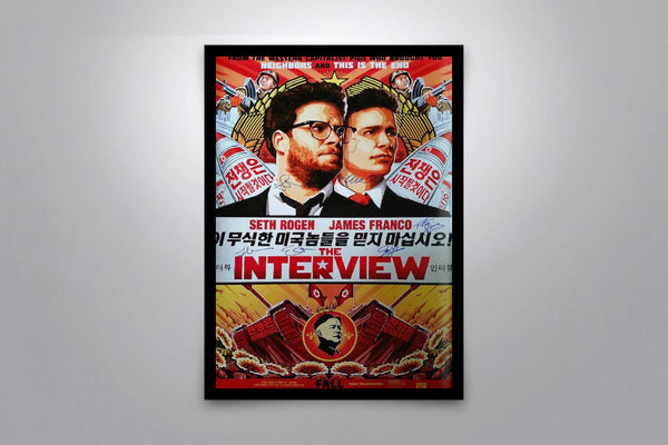 THE INTERVIEW - Signed Poster + COA