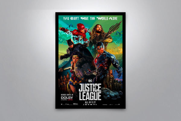JUSTICE LEAGUE - Signed Poster + COA