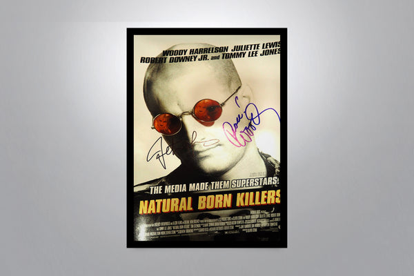 NATURAL BORN KILLERS - Signed Poster + COA