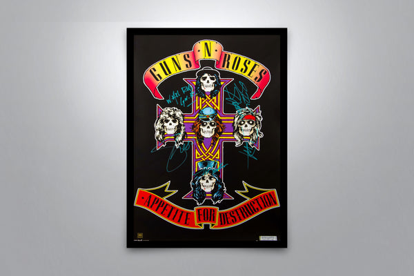 Guns N' Roses - Signed Poster + COA